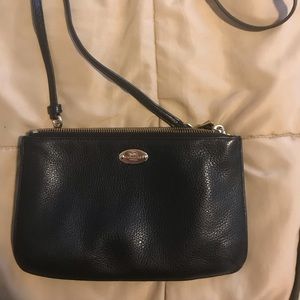 Coach cross body bag in black